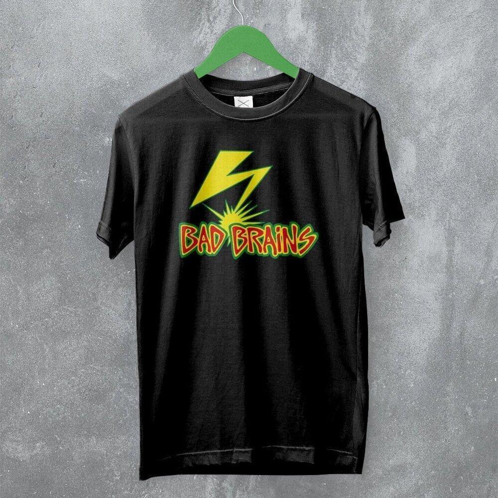 Bad Brains  Lightning Punk Rock Hardcore Music Band Graphic TShirt